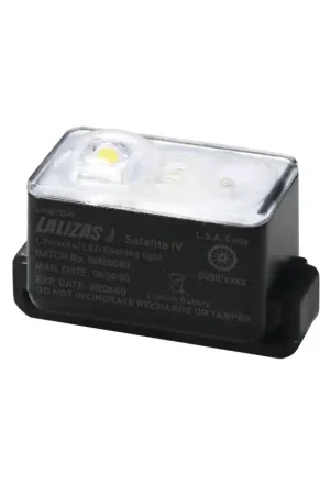 LALIZAS luce led lampegg.per giubb.di salvataggio"Safelite IV"ON-OFF Attivazione ad acqua, USCG/SOL Nuova Collezione