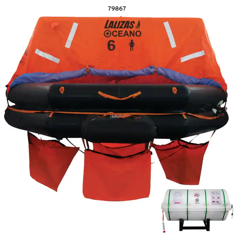 Zattera LALIZAS SOLAS OCEANO,Lanciabile,10 prs,canister (B) Acquista Ora