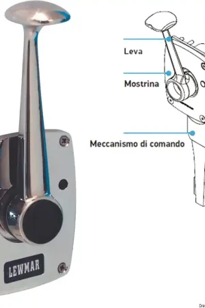 Controllo motore Lewmar leva singola Spedito Oggi