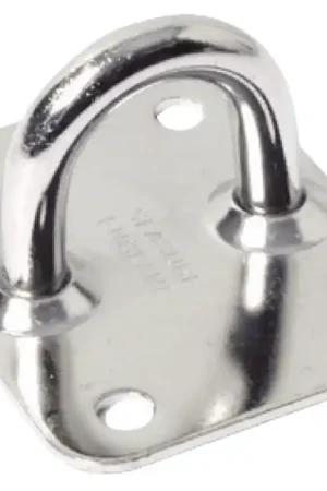Piastra con anello inox 50x40 mm Promo Stagionale