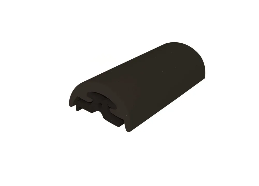 Occasione Imperdibile Profilo Parabordo in PVC Radial H30 Nero 12m