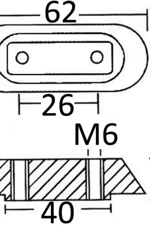 Acquista Ora Anodo magnesio piatrina Honda mm 63x25