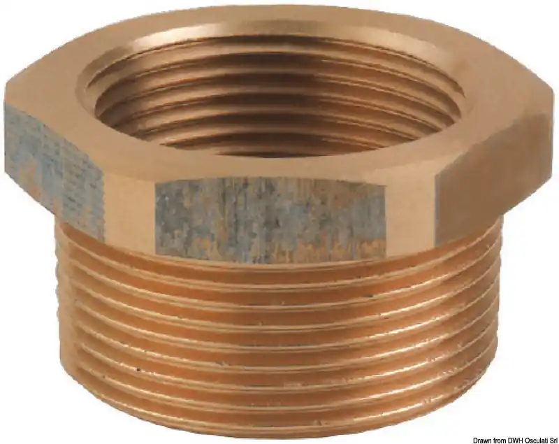 Affare Riduzione in bronzo M-F da 1" x 3/4"