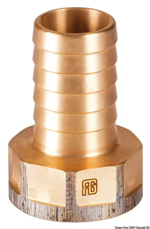 Portagomma femmina in bronzo 1" x 25 Prezzo Scontato