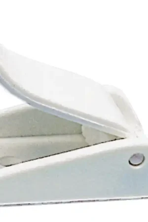 A Buon Prezzo Fibbia nylon bianco 30 mm