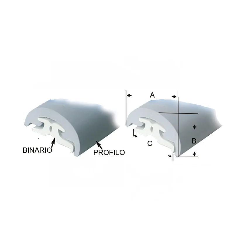 Spedizione Espresso BINARIO X PROFILO RADIAL 30 MM (2 METRI)