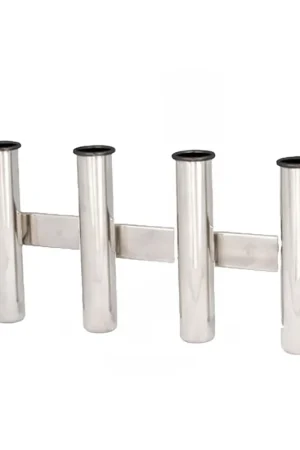 Prezzo Ridotto PORTACANNE INOX A PARETE 4 POSTI