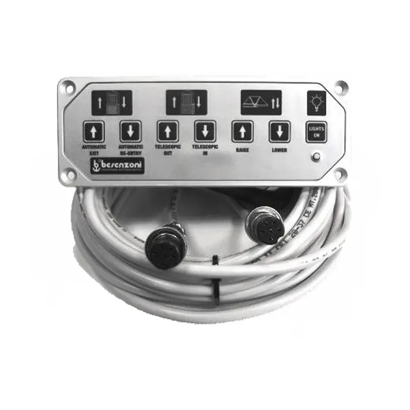 BESENZONI PANNELLO ABS SILVER 7 TASTI BES 740 C/CAVO 8MT Pagamento Sicuro