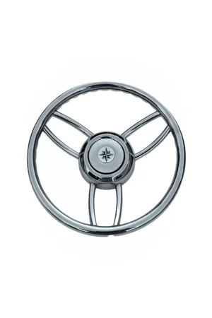VOLANTE A TRE RAZZE INOX - CARBON LOOK DIAM.35MM Spedizione Espresso