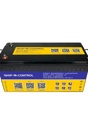 Nuova Collezione BATTERIA LITIO SERVIZI 24V 100AH PRO ENERGY LiFePO4 C/BLUETHOOT